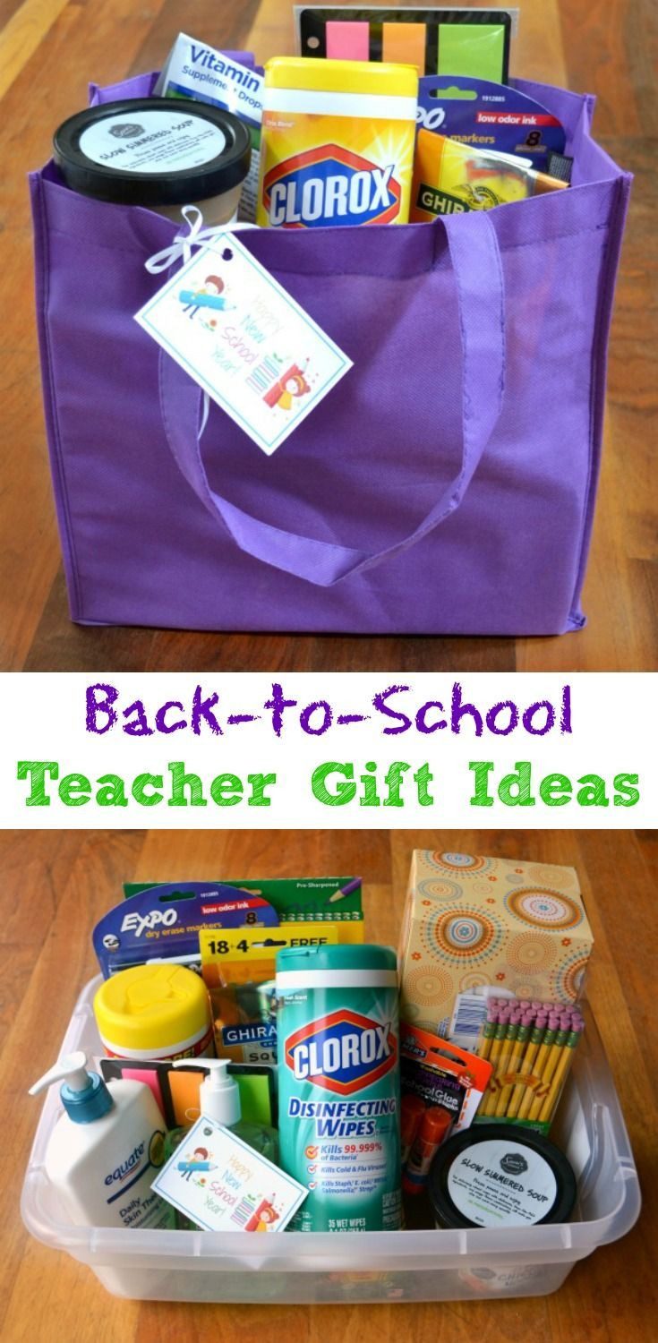 New Teacher Gift Basket Ideas
 Back to School Gift Ideas for Teachers