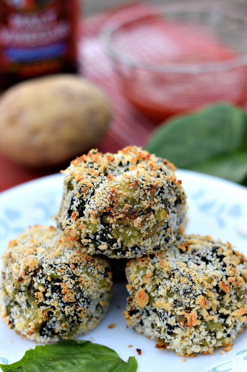 New Vegetarian Recipes
 Crispy Potato Spinach Balls Brand New Vegan