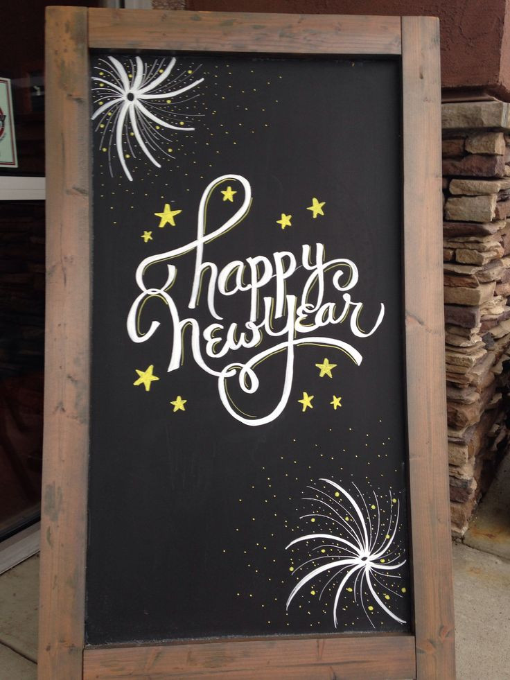 New Year Chalkboard Ideas
 1000 images about Chalkboard Calendar Winter December