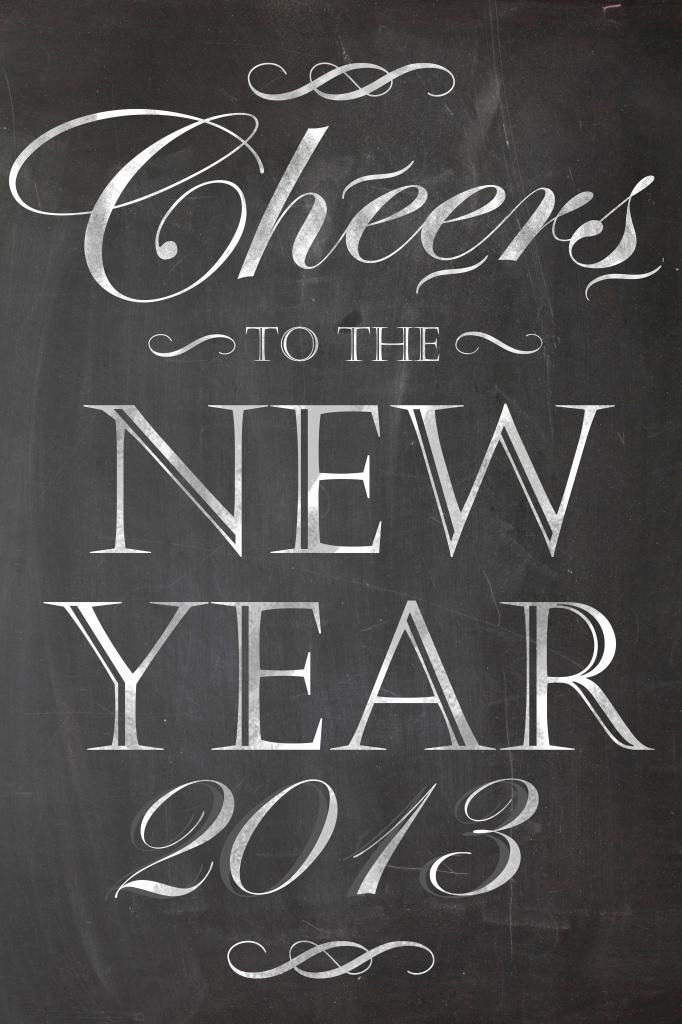 New Year Chalkboard Ideas
 free printable 24x36 poster •♫ •´´♥ ¨ •♫ •´ ¸ •´♥☼ HAPPY