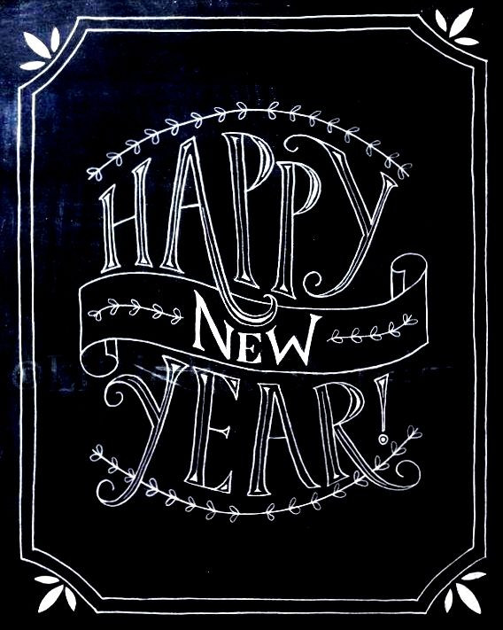 New Year Chalkboard Ideas
 New Years chalk art Chalkboards Pinterest