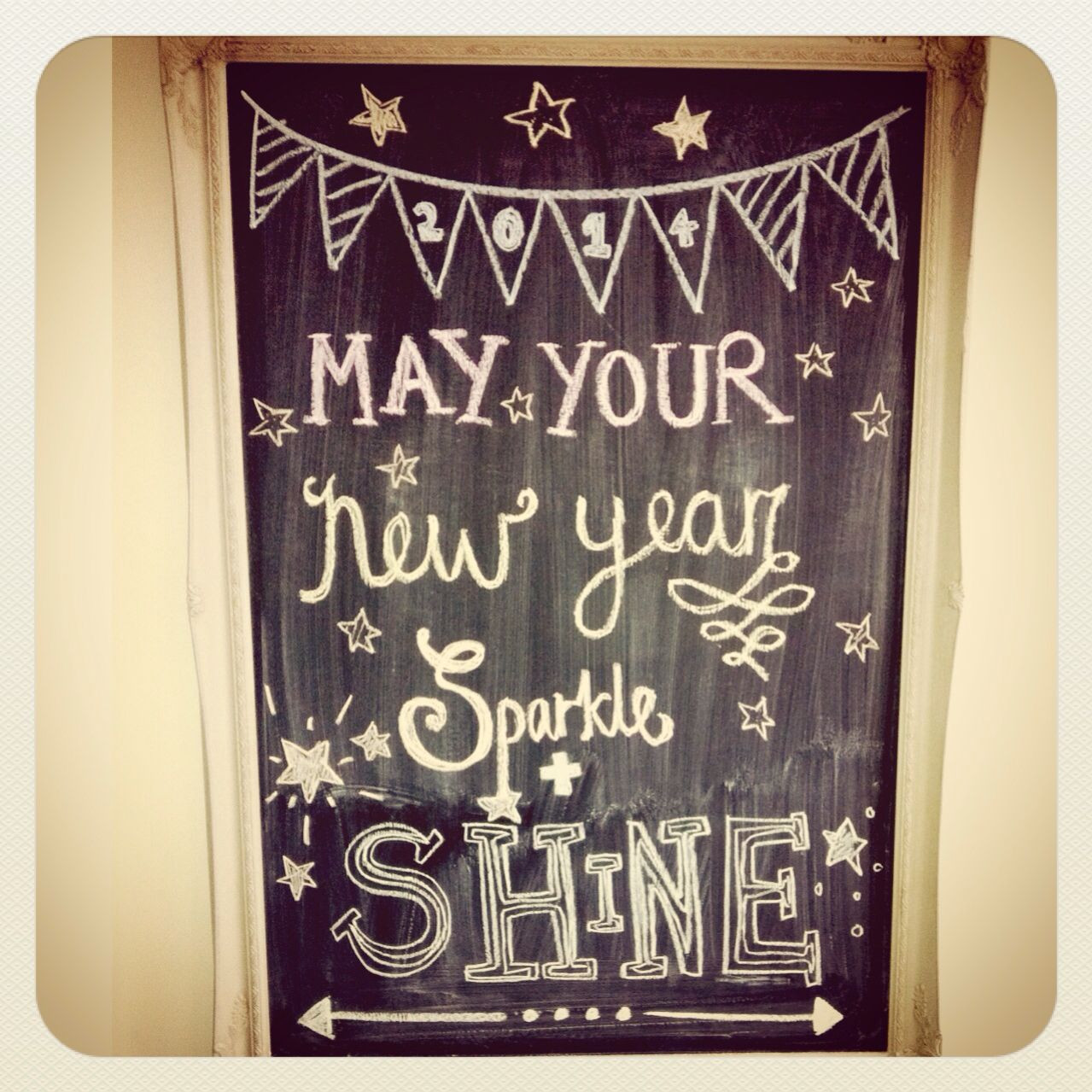 New Year Chalkboard Ideas
 New year chalkboard