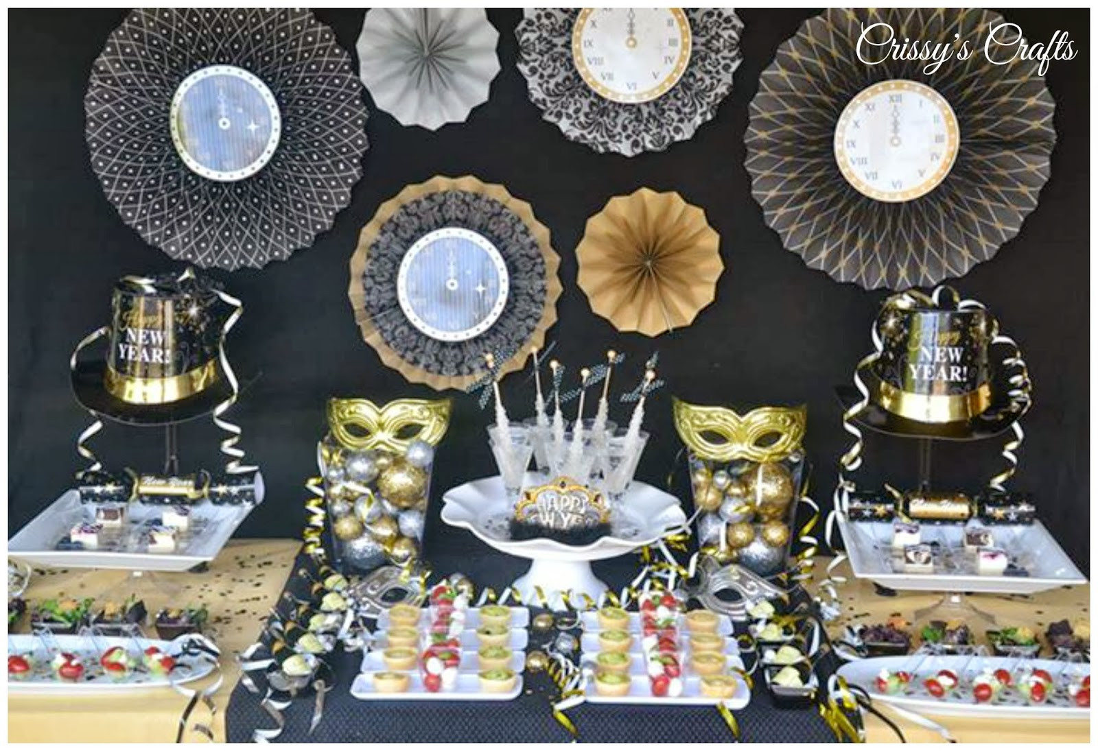 New Year Eve Themes Ideas
 Crissy s Crafts New Years Eve Party Ideas