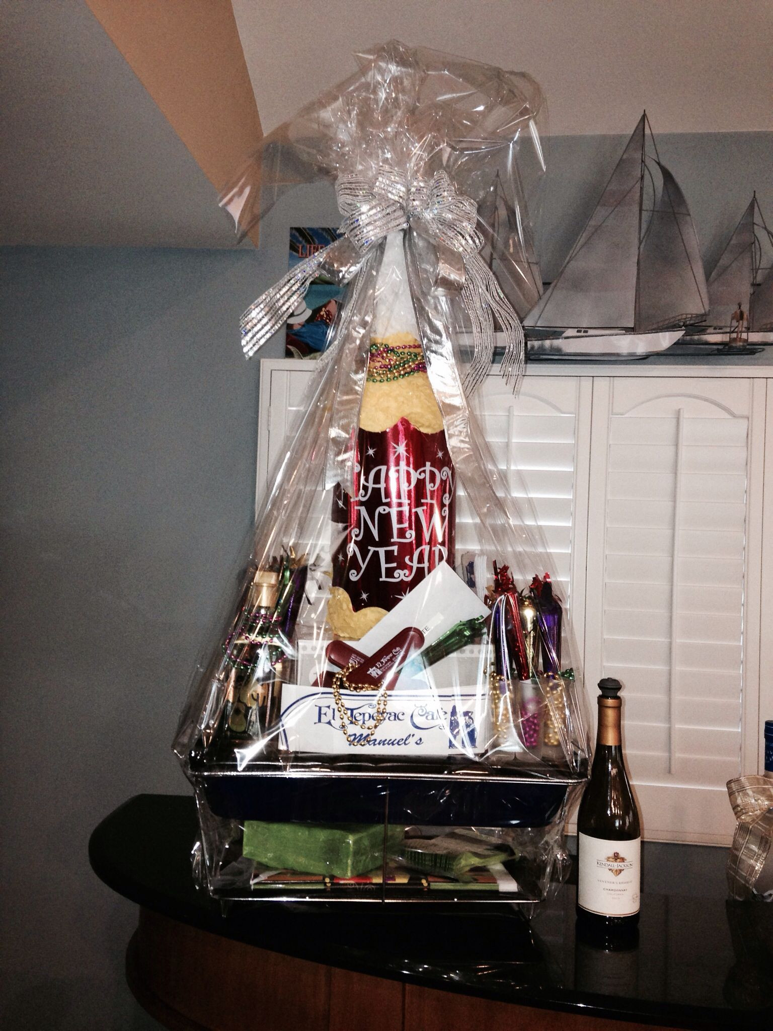 New Year Gift Basket Ideas
 New Years Silent Auction Basket