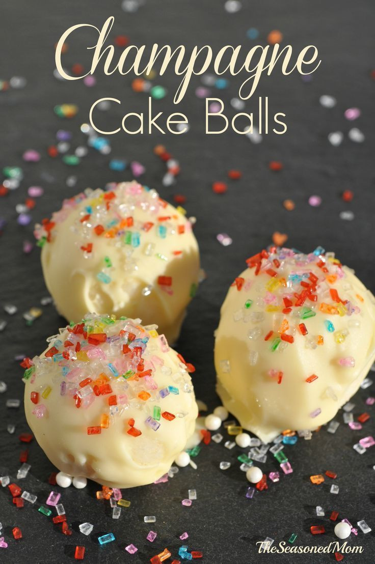 New Year'S Day Desserts
 Champagne Cake Balls Recipe
