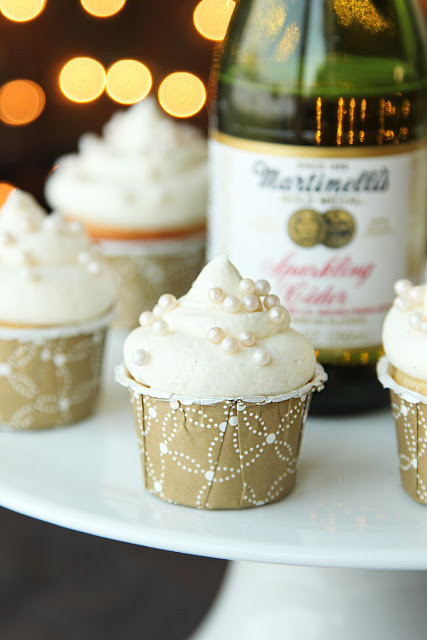 New Year'S Day Desserts
 Mini Sparkling Cider Cupcakes Life Made Simple