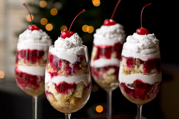 New Year'S Desserts
 New Year s Eve Parfaits with Raspberries and Chambord