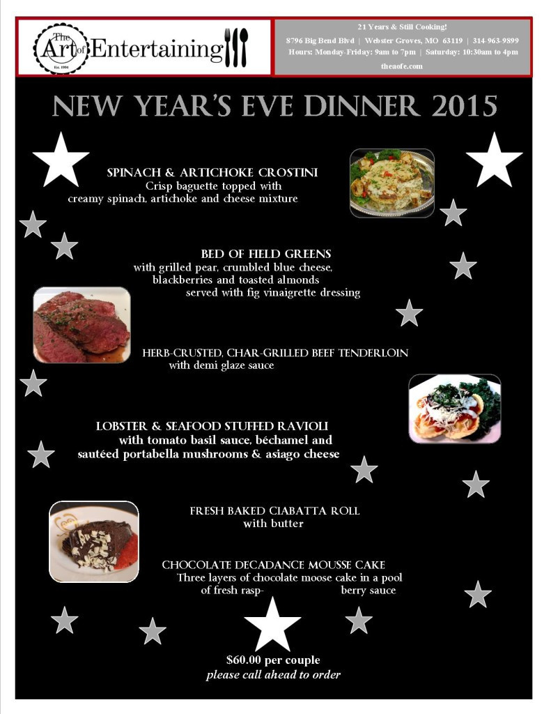New Year'S Eve Dinner Party Menu Ideas
 The Best Ideas for Menu Ideas for New Years Eve Dinner
