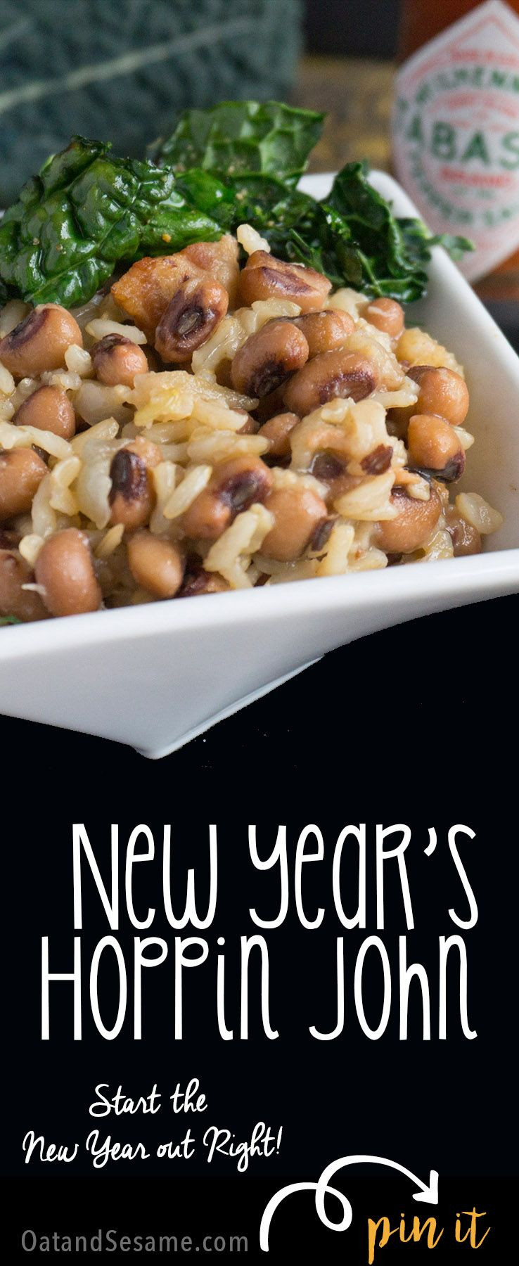 New Years Day Dinner Tradition
 Skillet Hoppin John Southern Black Eyed Peas and Rice