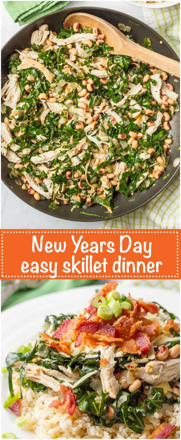 New Years Day Dinner Tradition
 Southern New Year s Day dinner skillet