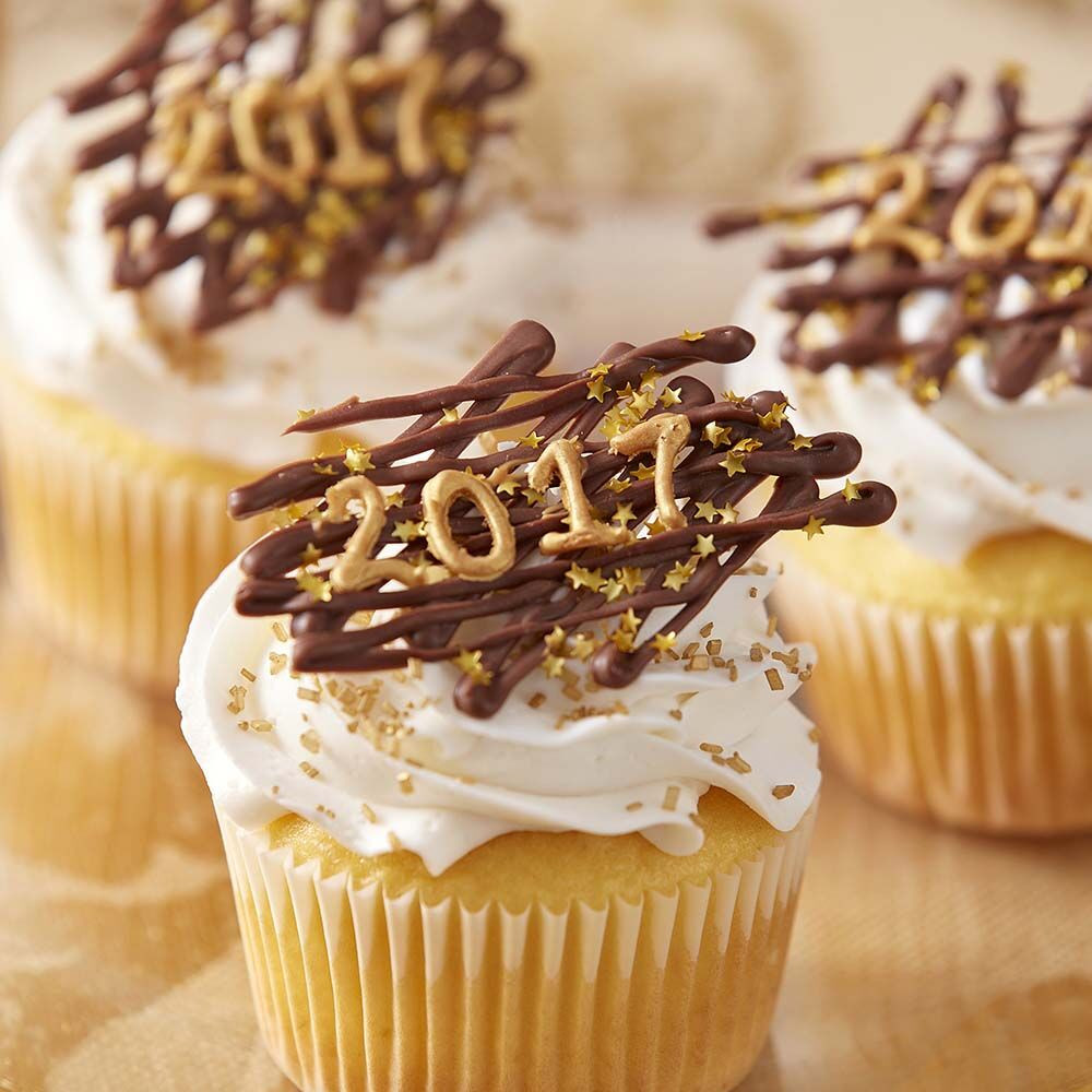 New Years Eve Cupcakes
 Happy New Year 2017 Cupcakes