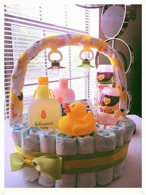 Newborn Baby Gift Baskets Ideas
 90 Lovely DIY Baby Shower Baskets for Presenting Homemade