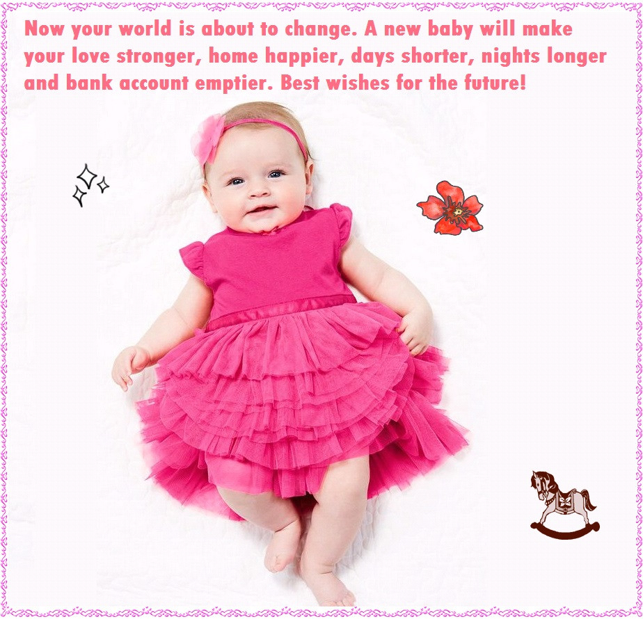 Newborn Baby Girl Quotes
 Funny Congratulation Messages for New Baby