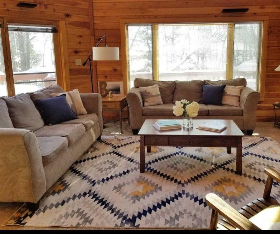 Nice Rugs For Living Room
 Adorable cabin living room Rug gives nice accent With