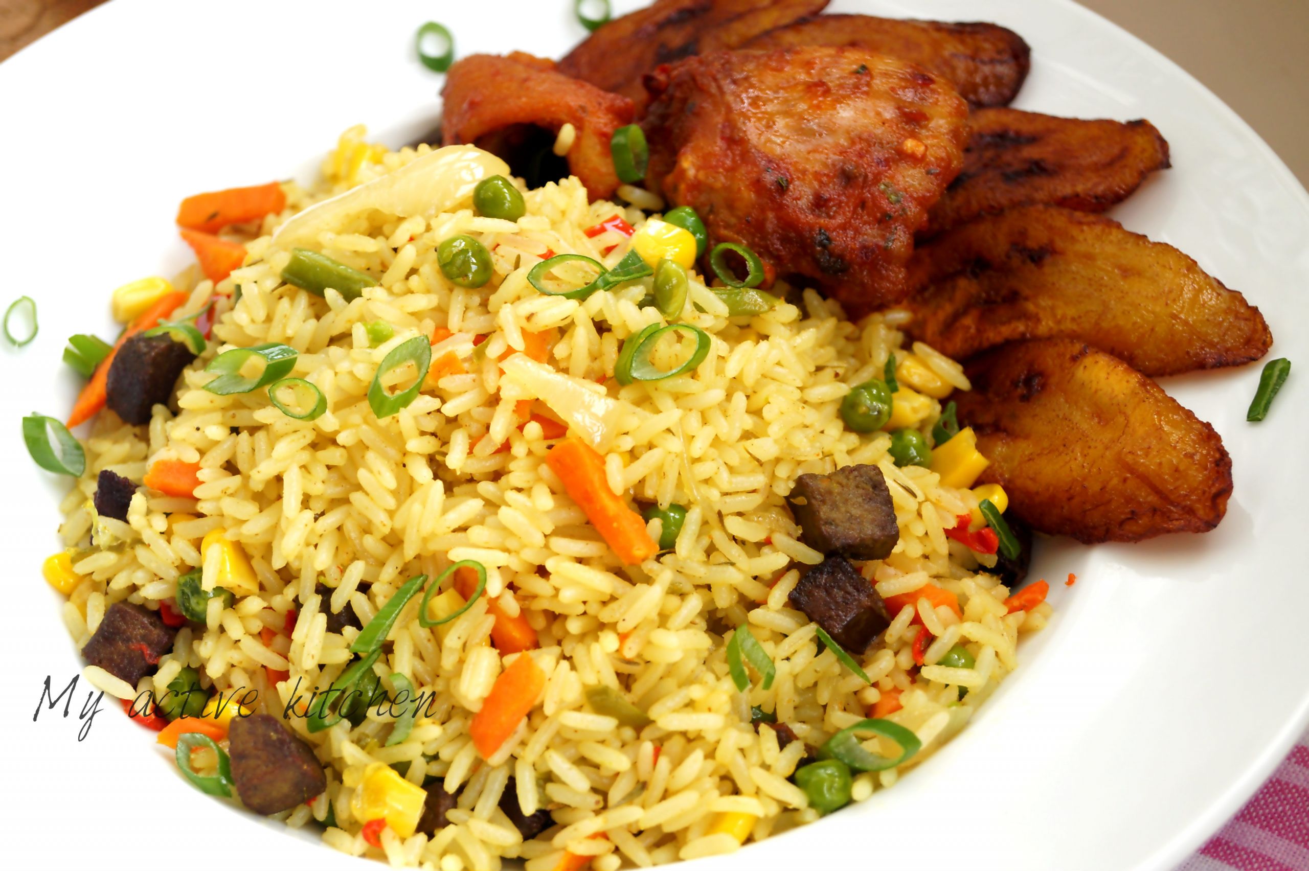Nigerian Fried Rice
 Coconut Fried Rice My Active Kitchen