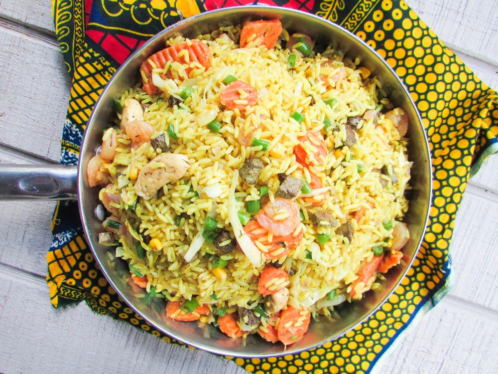 Nigerian Fried Rice
 Mommy’s Nigerian Fried Rice