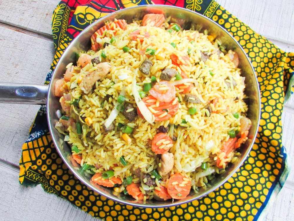 Nigerian Fried Rice
 Mommy’s Nigerian Fried Rice
