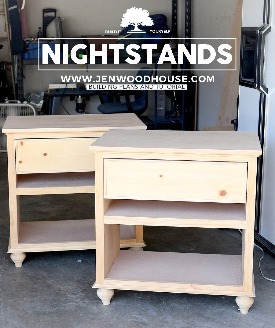 Nightstand DIY Plans
 How To Build DIY Nightstand Bedside Tables