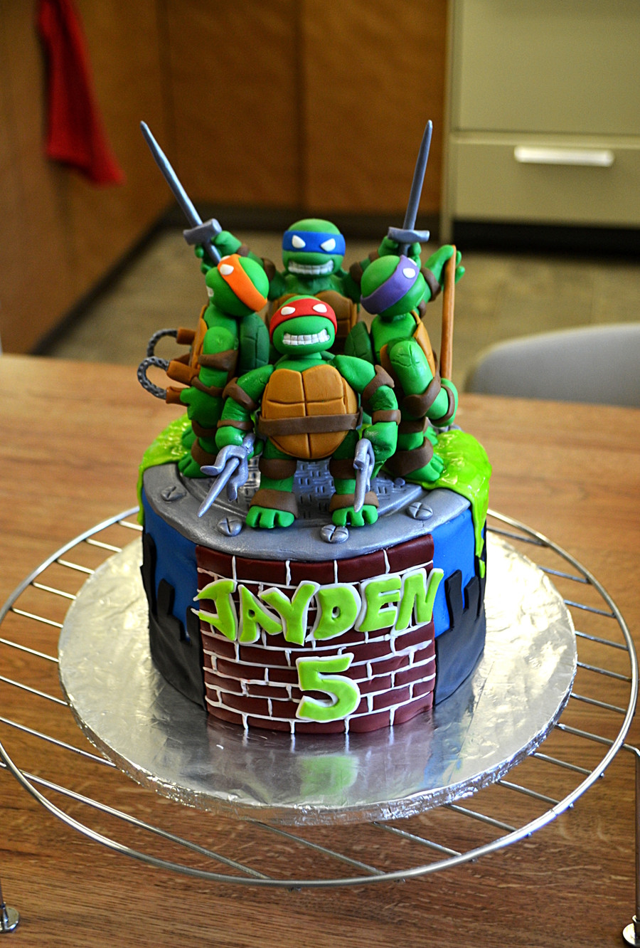 Ninja Turtle Birthday Cake Ideas
 Tmnt Cake CakeCentral