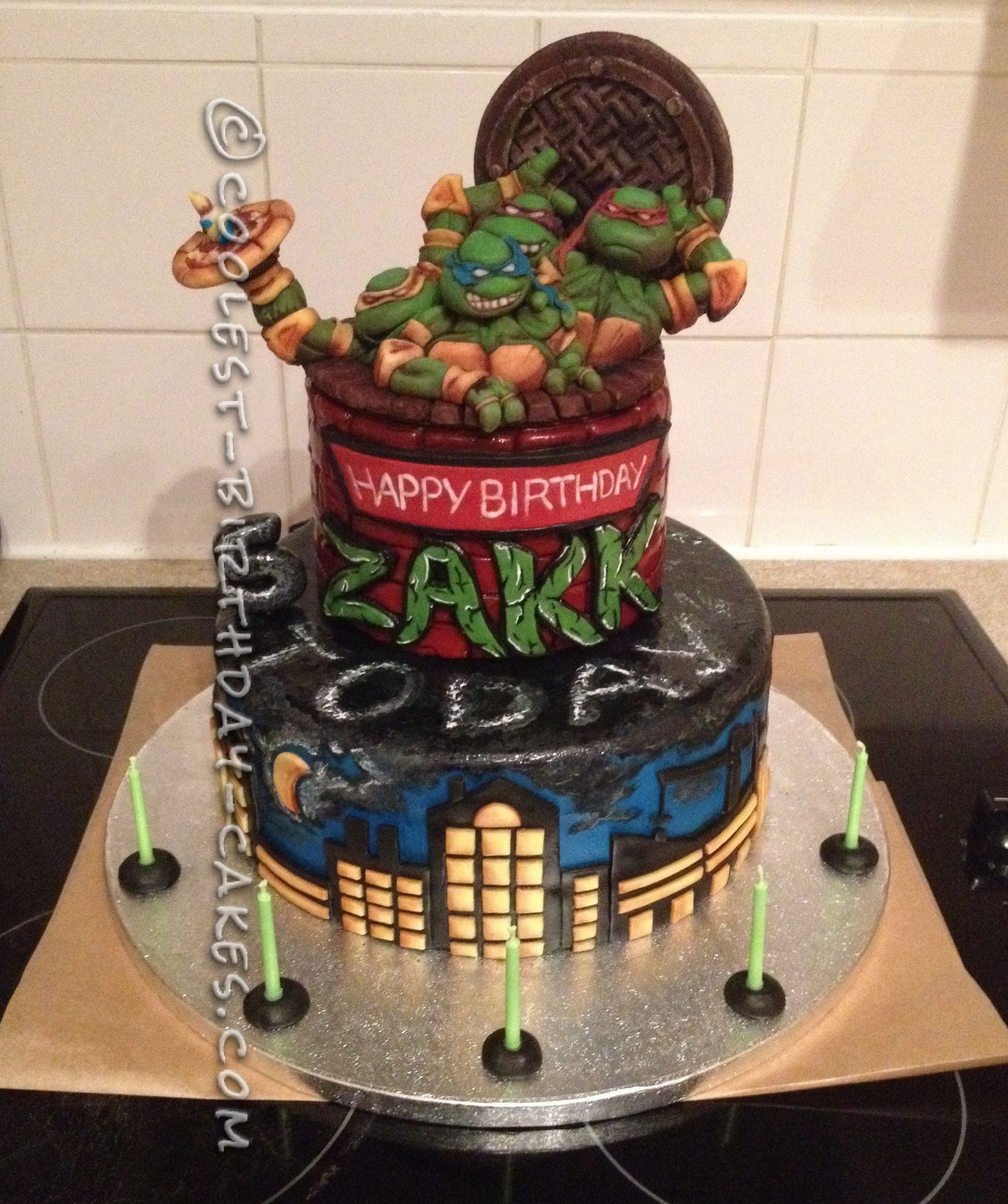 Ninja Turtle Birthday Cake Ideas
 Amazing Teenage Mutant Ninja Turtles Birthday Cake