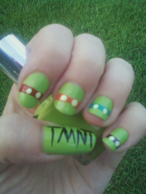 Ninja Turtle Nail Art
 Ninja Turtle Nail Art by MissDaniLips on DeviantArt