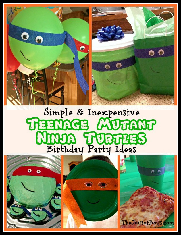 Ninja Turtles Birthday Party Food Ideas
 Teenage Mutant Ninja Turtles Food The Joys of Boys
