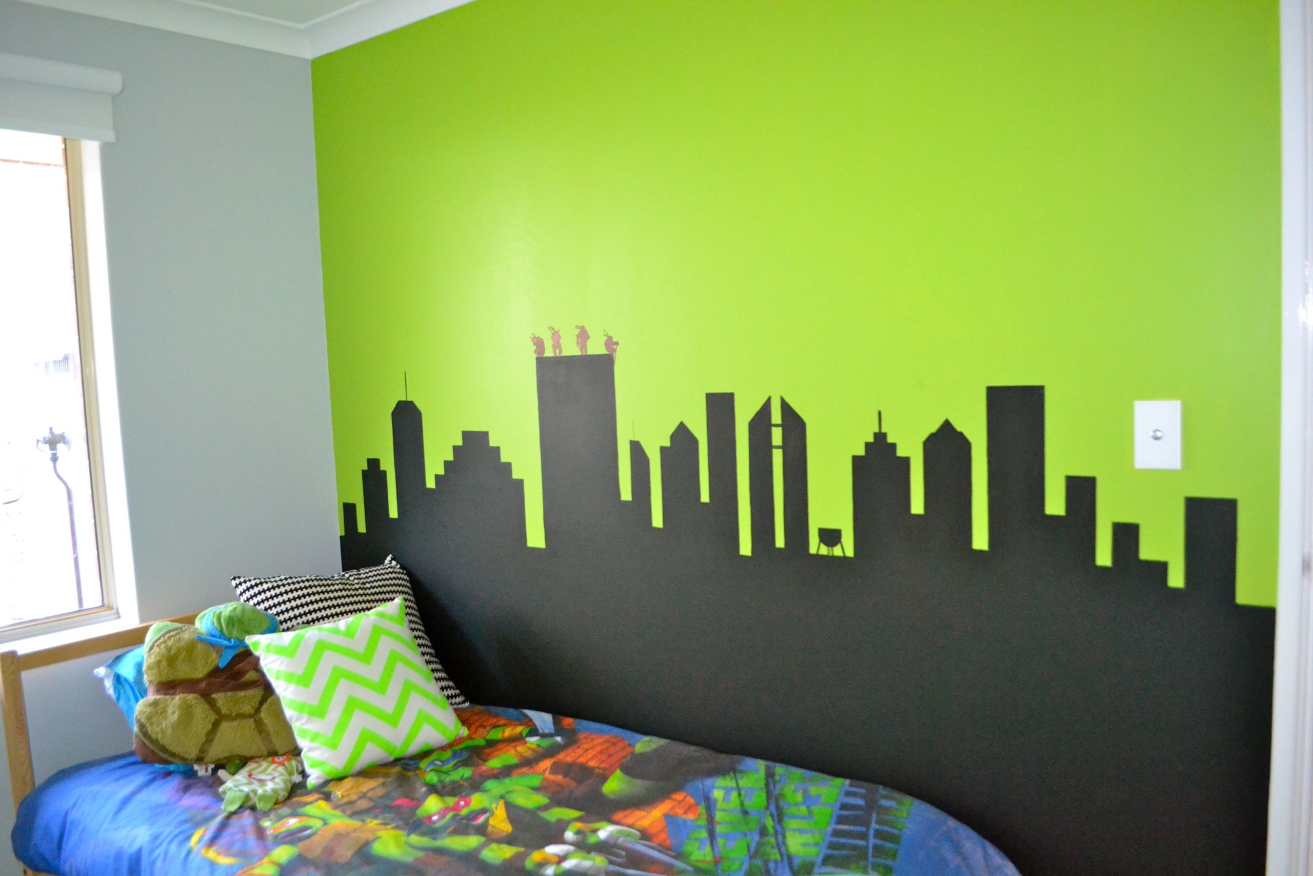 Ninja Turtles Kids Room
 TMNT Bedroom Decoration Ideas