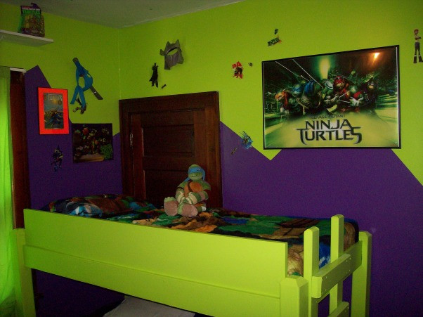 Ninja Turtles Kids Room
 TMNT Bedroom Decoration Ideas
