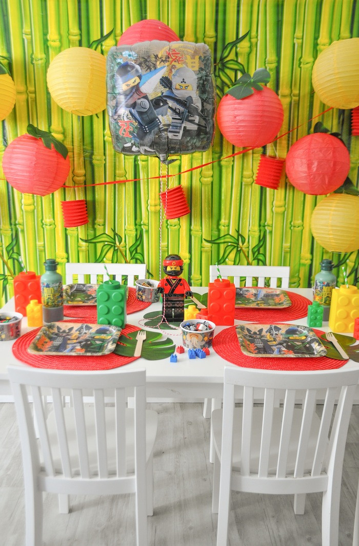 Ninjago Birthday Party
 Kara s Party Ideas LEGO NINJAGO Movie Party