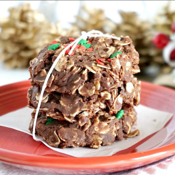 No Bake Holiday Cookies
 No Bake Nutella Christmas Cookies Recipe