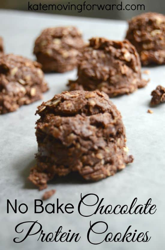 No Bake Protein Cookies
 No Bake Protein Cookies with Chocolate Peanut Butter