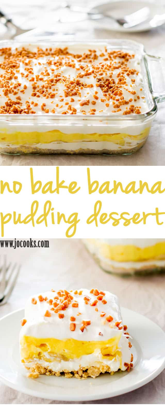 No Bake Pudding Desserts
 No Bake Banana Pudding Dessert Jo Cooks
