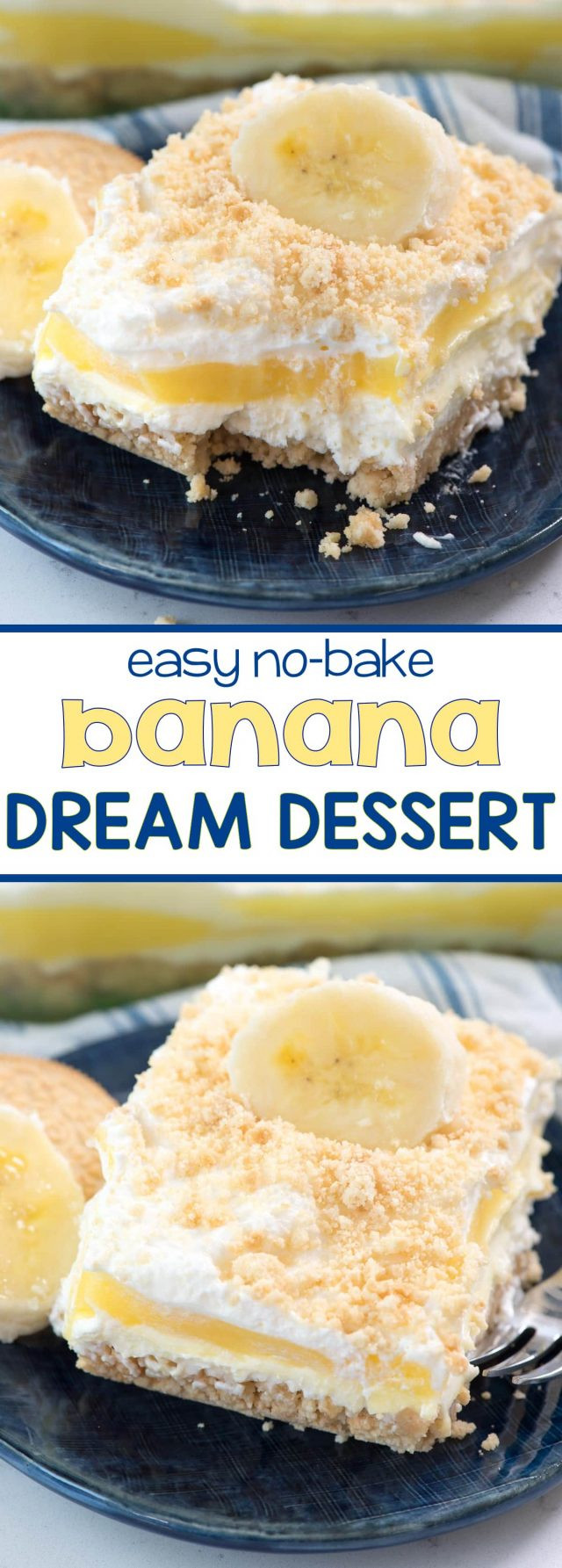 No Bake Pudding Desserts
 No Bake Banana Pudding Dream Dessert Crazy for Crust