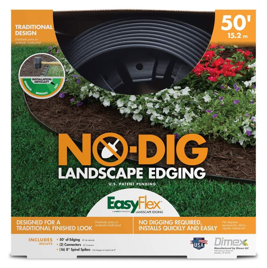 No Dig Landscape Edging
 Dimex 3000 50 4 Easyflex No Dig Landscape Edging Kit at