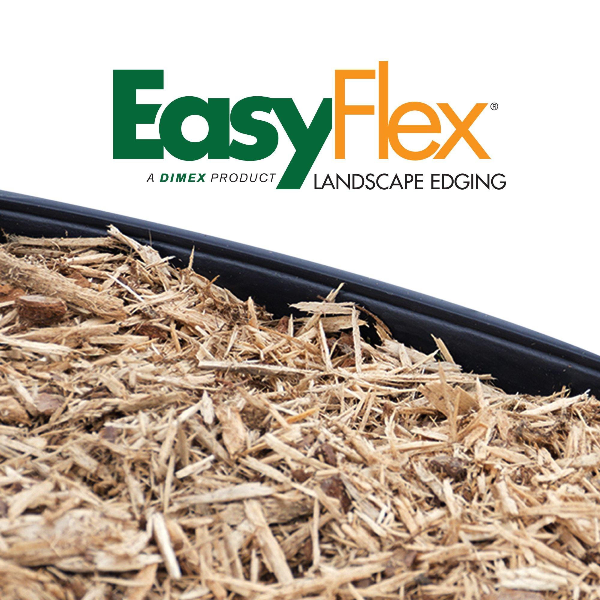 No Digging Landscape Edging
 Dimex EasyFlex Plastic No Dig Landscape Edging Kit 100