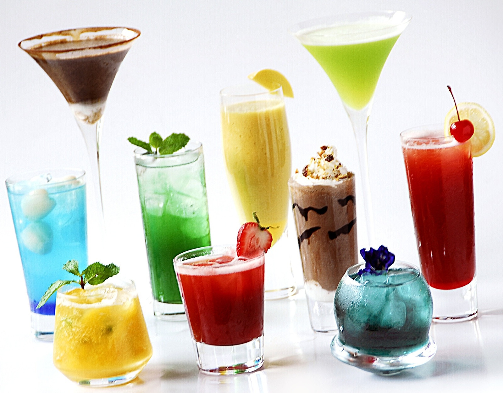 Non Alcoholic Cocktails
 Virgin Cocktails – For those abstaining from the joy of