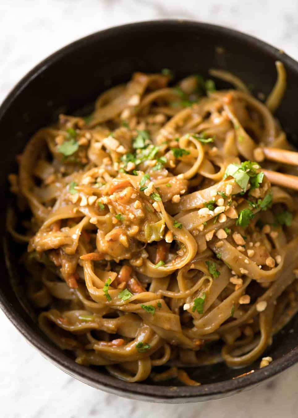 Noodles With Peanut Sauce
 Stir Fried Noodles with Peanut Sauce