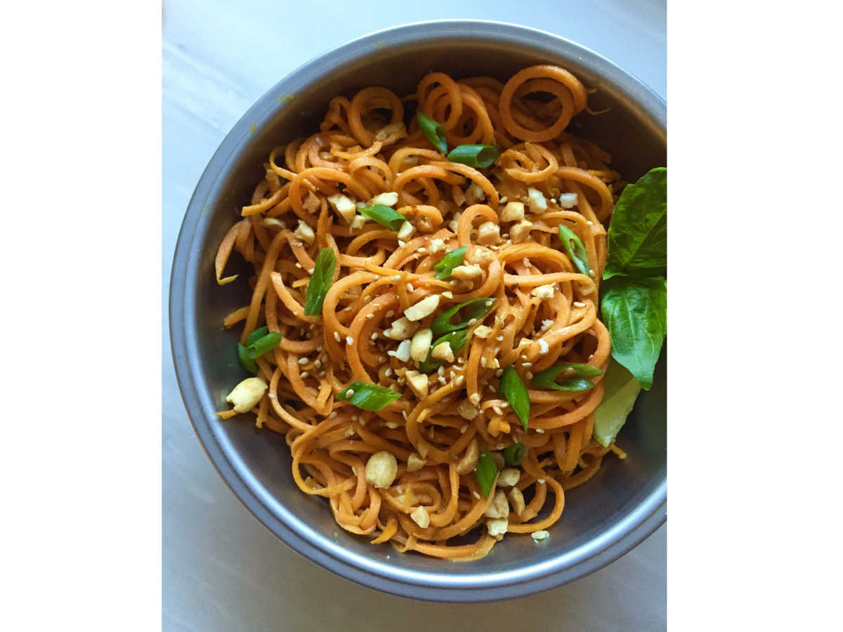 Noodles With Peanut Sauce
 Sweet Potato Noodles with Peanut Sauce Recipe Cooking Light