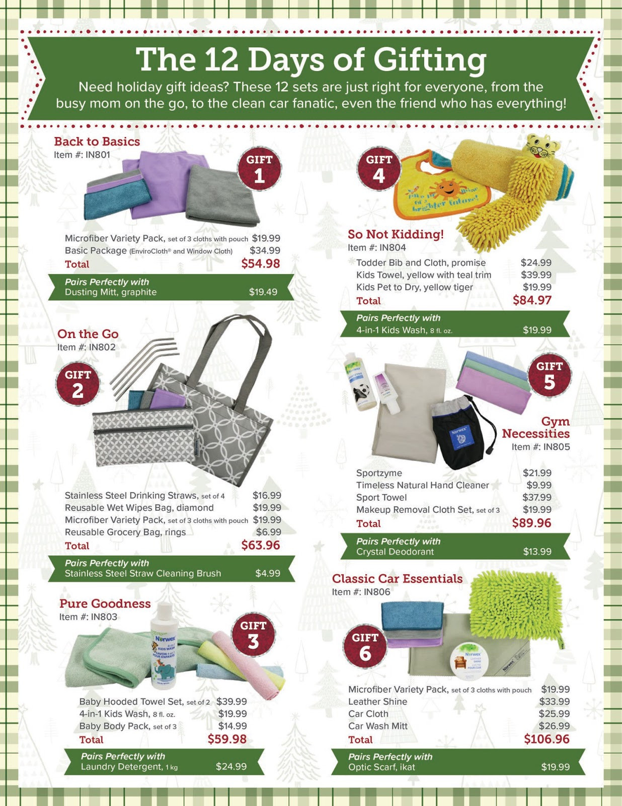 Norwex Holiday Gift Ideas
 Rebecca Lange Norwex Independent Sales Consultant
