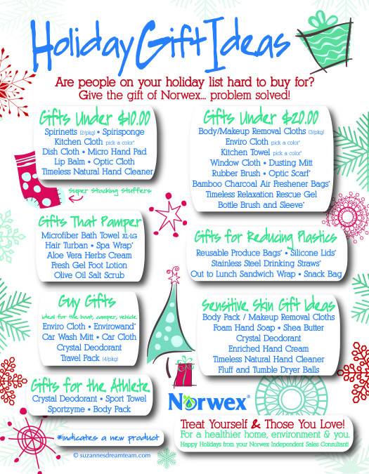 Norwex Holiday Gift Ideas
 Let Norwex Help with your Holiday Gift List