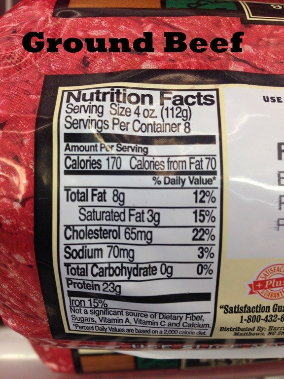Nutrition In Ground Beef
 How to Read a Nutrition Label Nutrition Coaching
