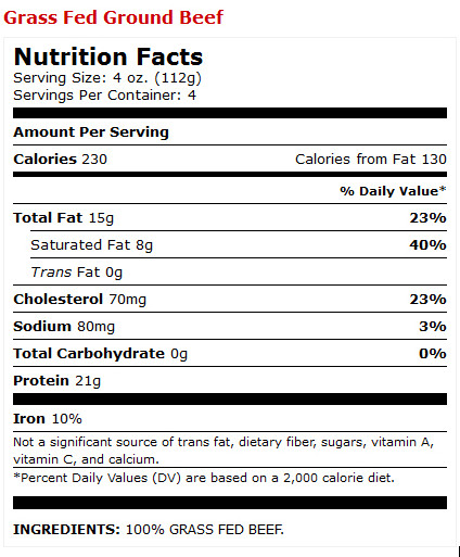 Nutrition In Ground Beef
 Ground Beef Nutrition Facts NutritionWalls