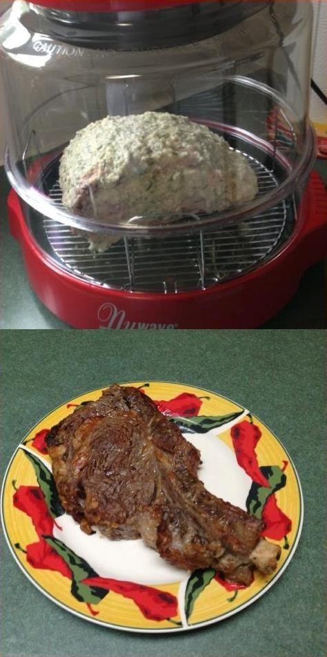 Nuwave Air Fryer Prime Rib
 Christy B cooked this horseradish and garlic crusted