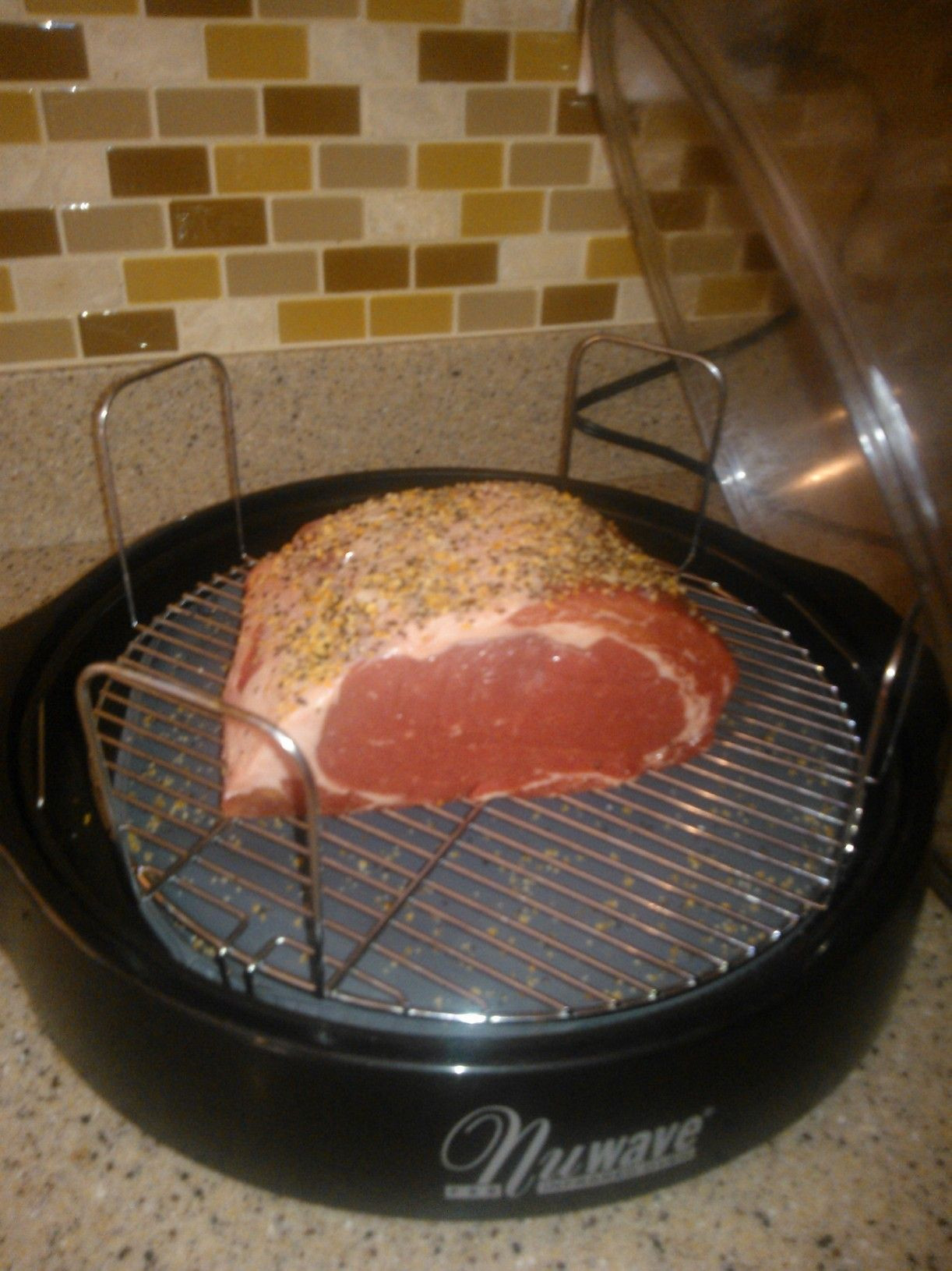 Nuwave Air Fryer Prime Rib
 Look at this beautiful prime rib prepared by our very own