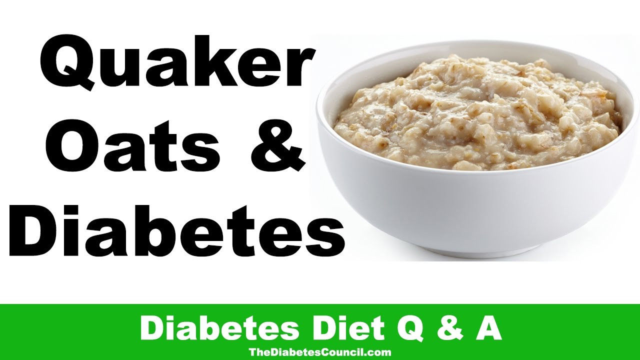 Oats And Diabetes
 Is Quaker Oats Good For Diabetes