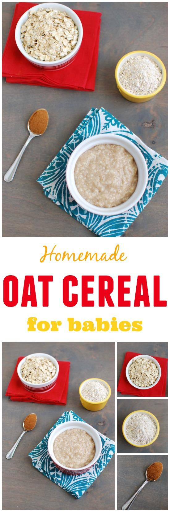 Oats For Baby
 Homemade Oat Cereal for Babies