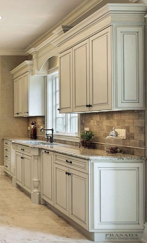 Off White Kitchen Cabinets
 28 Antique White Kitchen Cabinets Ideas in 2019 Liquid Image