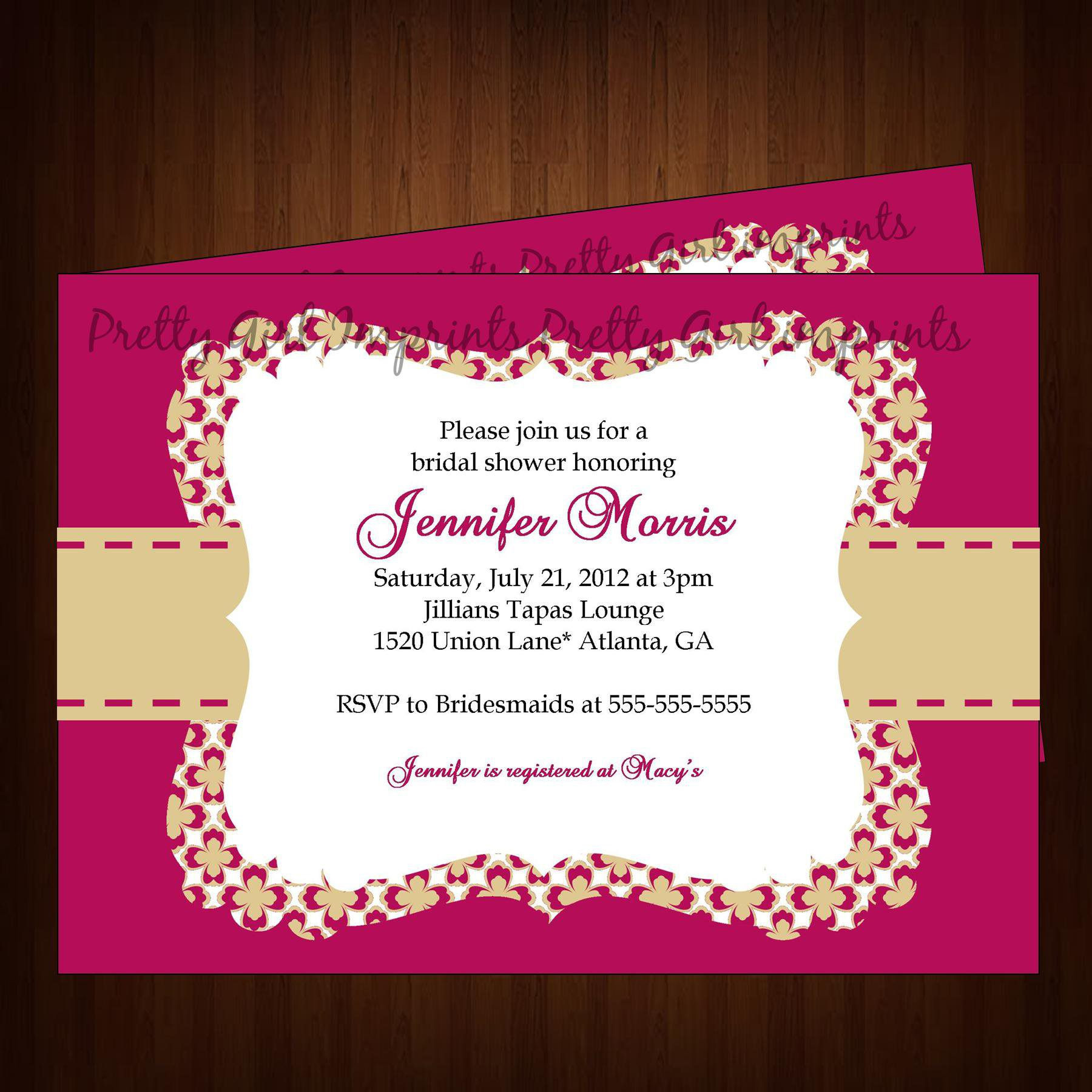 Office Depot Wedding Invitations
 Inexpensive Bridal Shower Invitations Bridal Shower