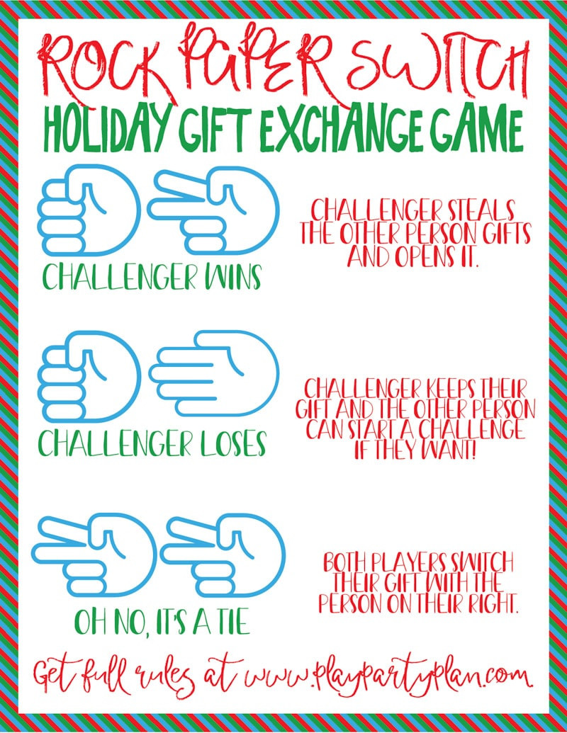 Office Holiday Gift Exchange Ideas
 Hilarious Rock Paper Scissors Gift Exchange Game Play