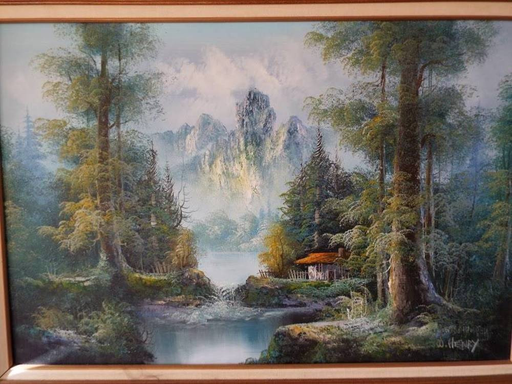 Oil Painting Landscape
 Oil Painting by W Henry "Landscape"